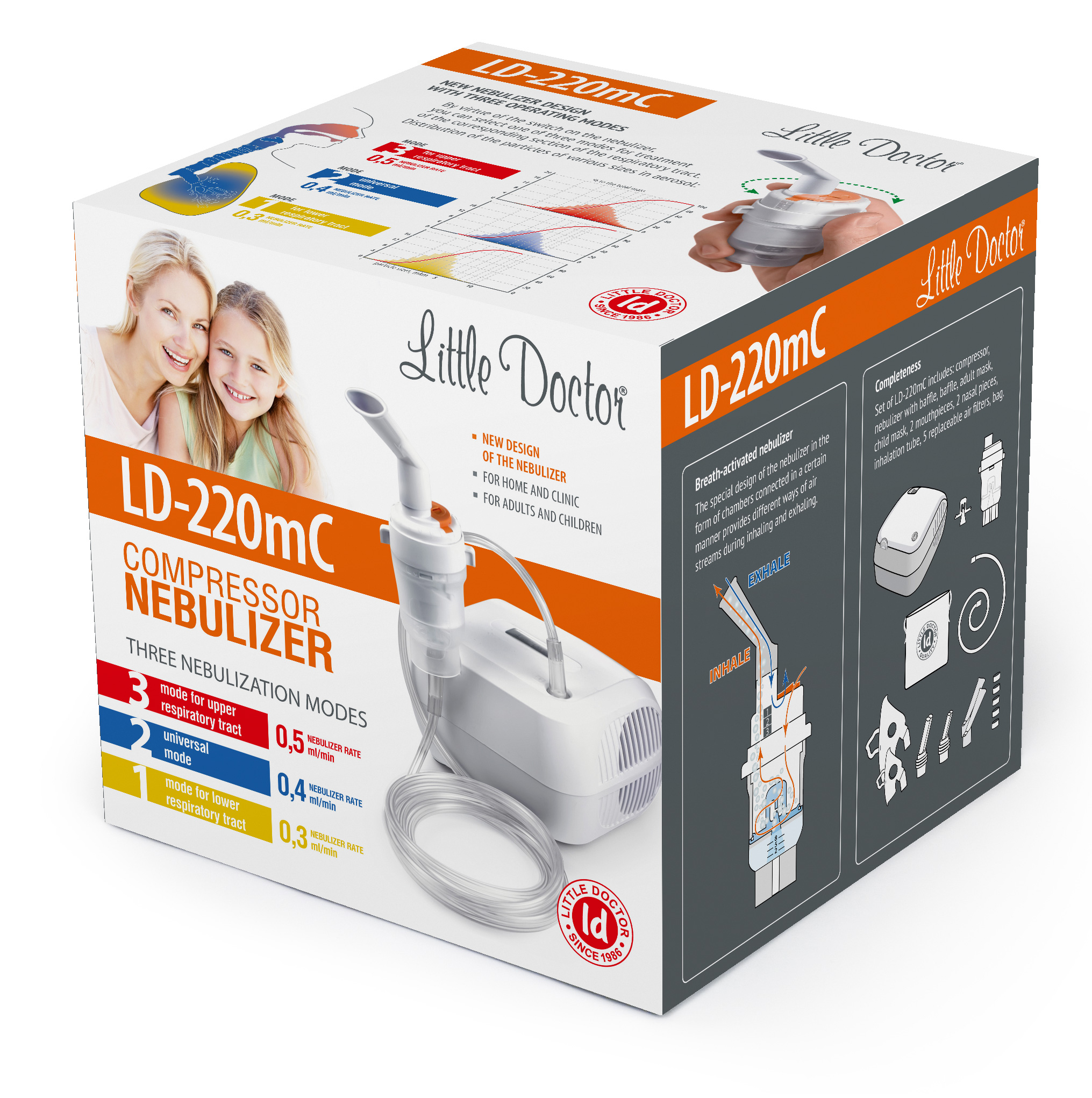 Nebulizer LD-220mC - Little Doctor :: Digital Blood Pressure Monitors ...